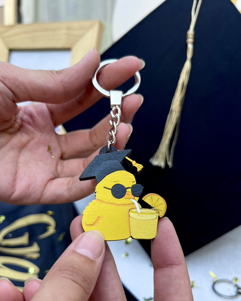Graduation Cartoon Keychain