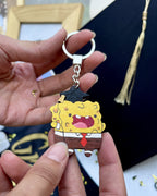 Graduation Cartoon Keychain