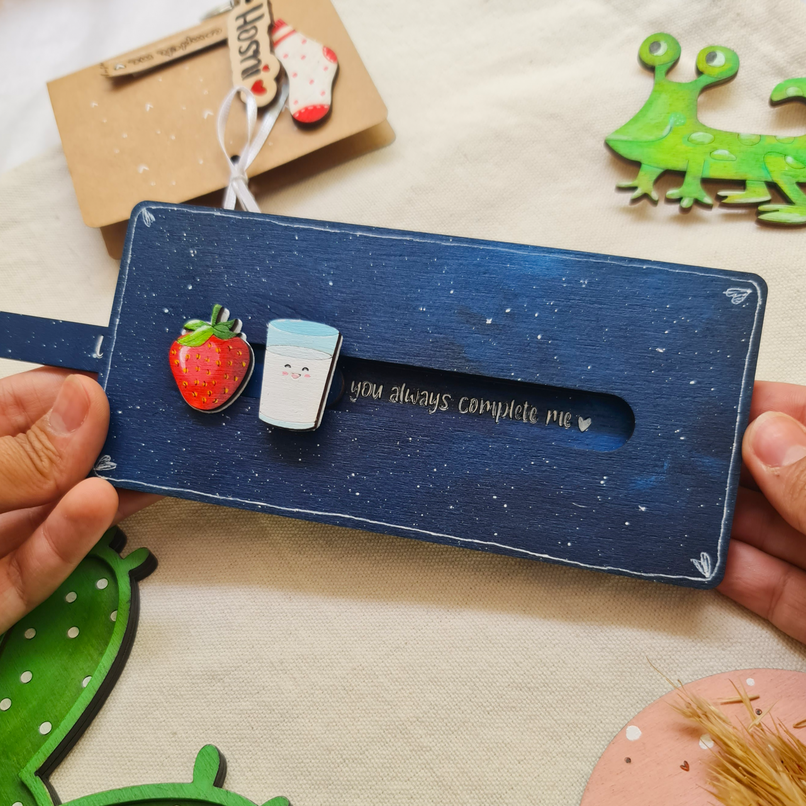 "Milk & Strawberry" Swipe card