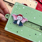 Swipe card "Ellie & Tranky" Wooden Message❤️