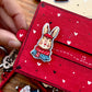 Swipe card "Bouncy & Bunny" Wooden Message❤️
