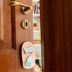 Door Hanger "لو حد دخل هرتكب جناية "