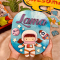 "Astronaut Sketch for Girls" Signboard