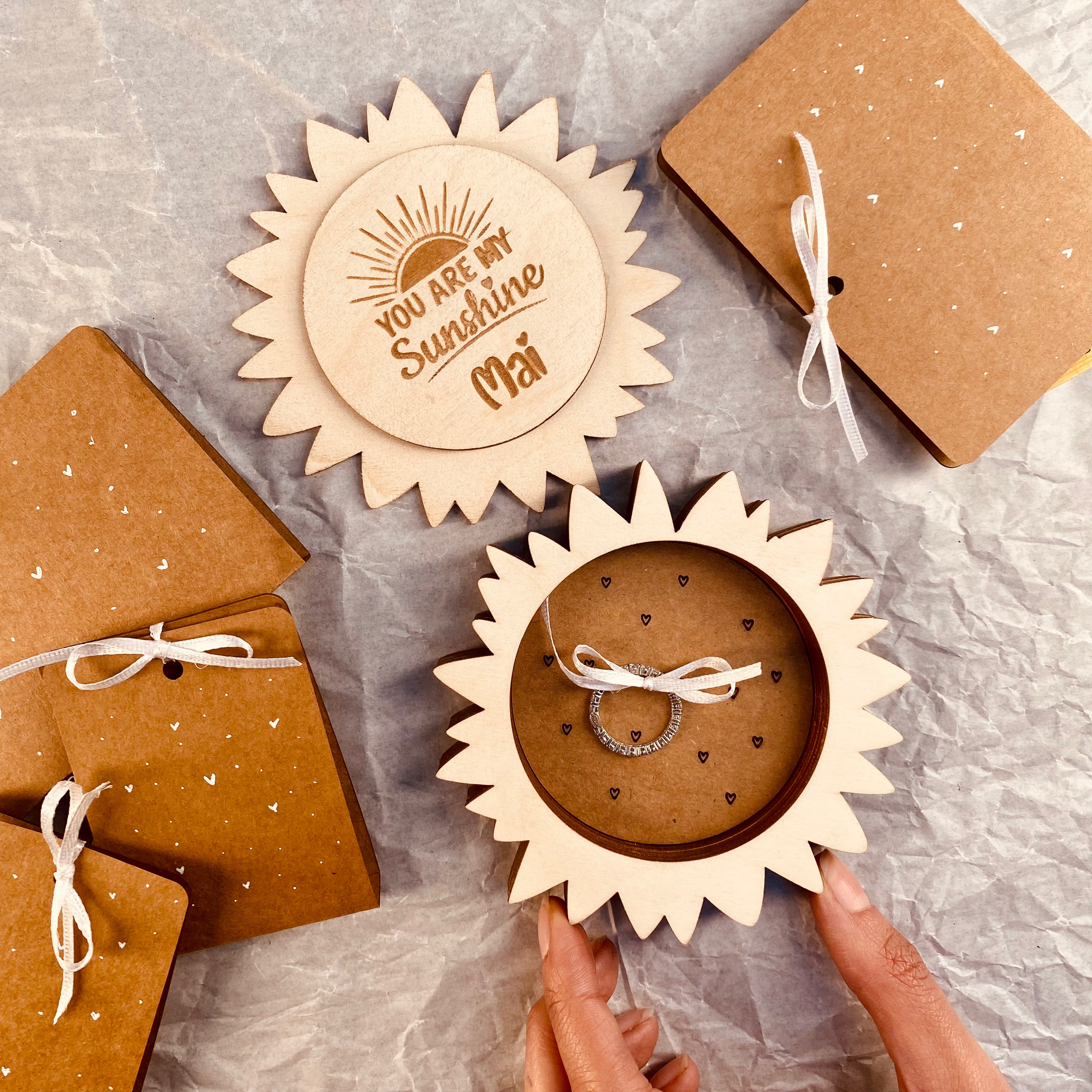 "Sunflower" Ring Box