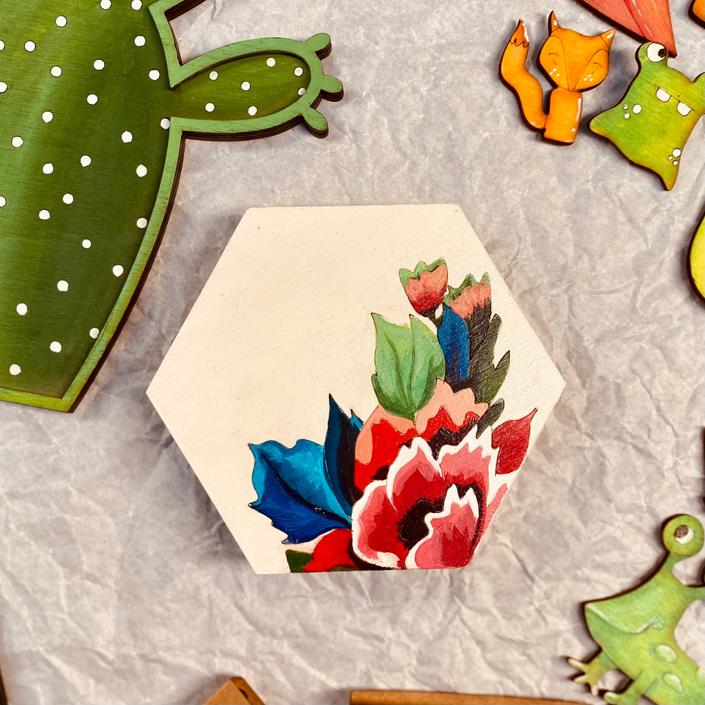 "Floral" Ring Box