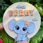 "Elephant Sketch" Signboard