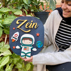 "Astronaut Sketch for Boys" Signboard