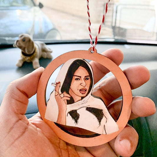 "Aziza" Car Medal